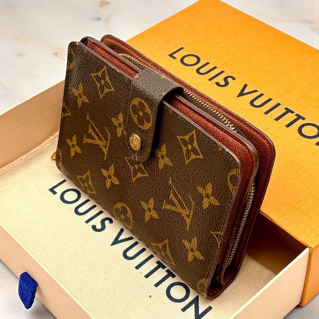 美品✨ルイヴィトン モノグラム ポルトパピエ ジップ 二つ折り財布