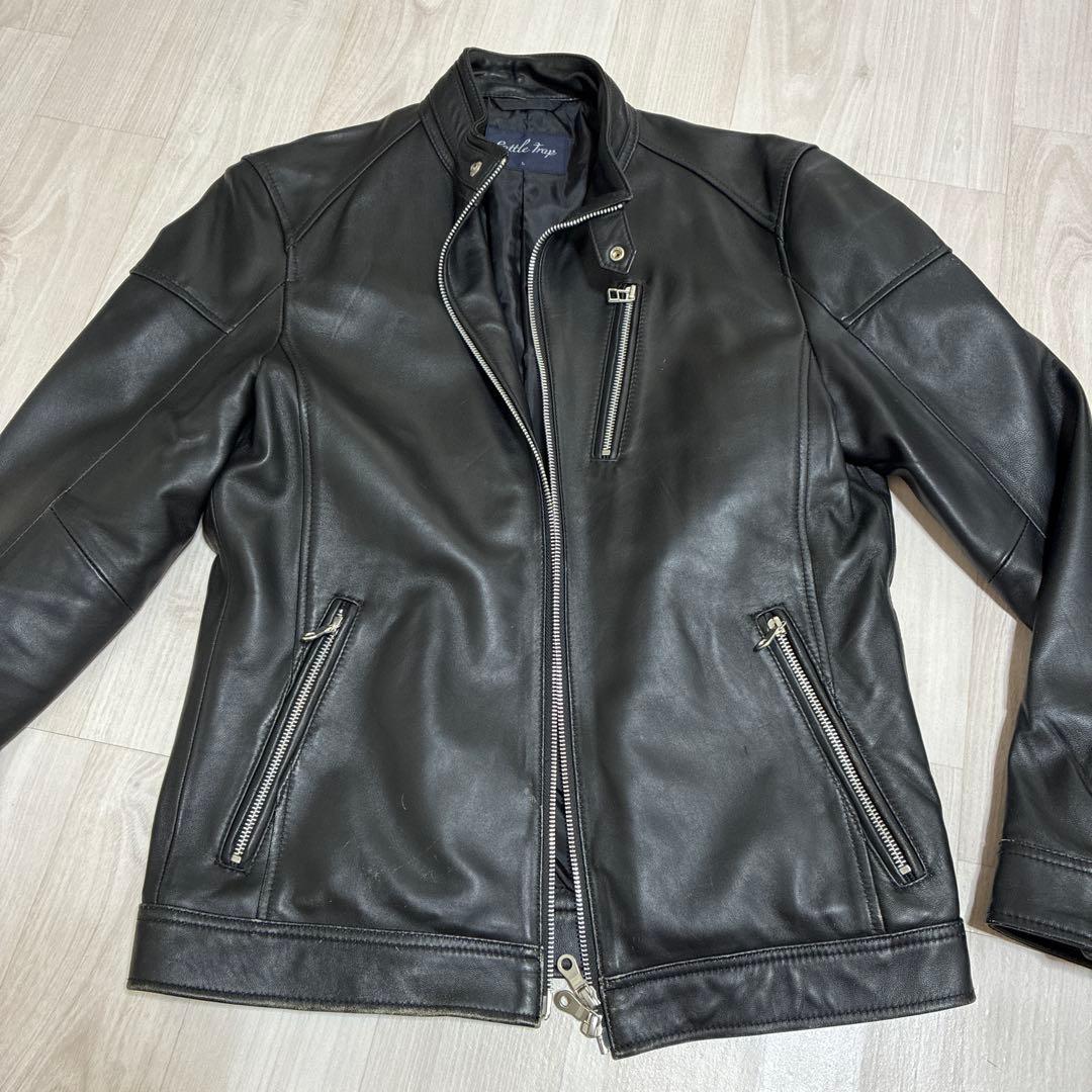 RattleTrap 本革 シングル ライダースL ラムレザー - メルカリ