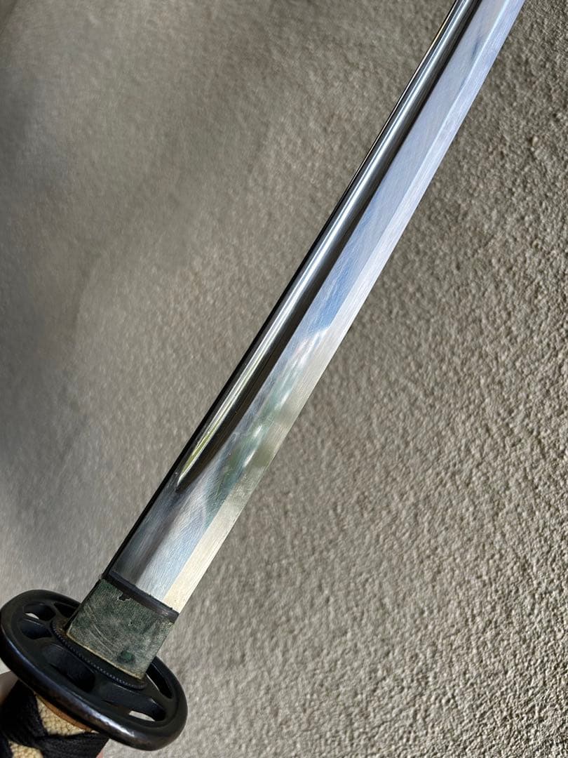 居合刀　模造刀　鮫鞘　模擬刀　太刀　日本刀　鍔　　拵え　全長約105.5cm