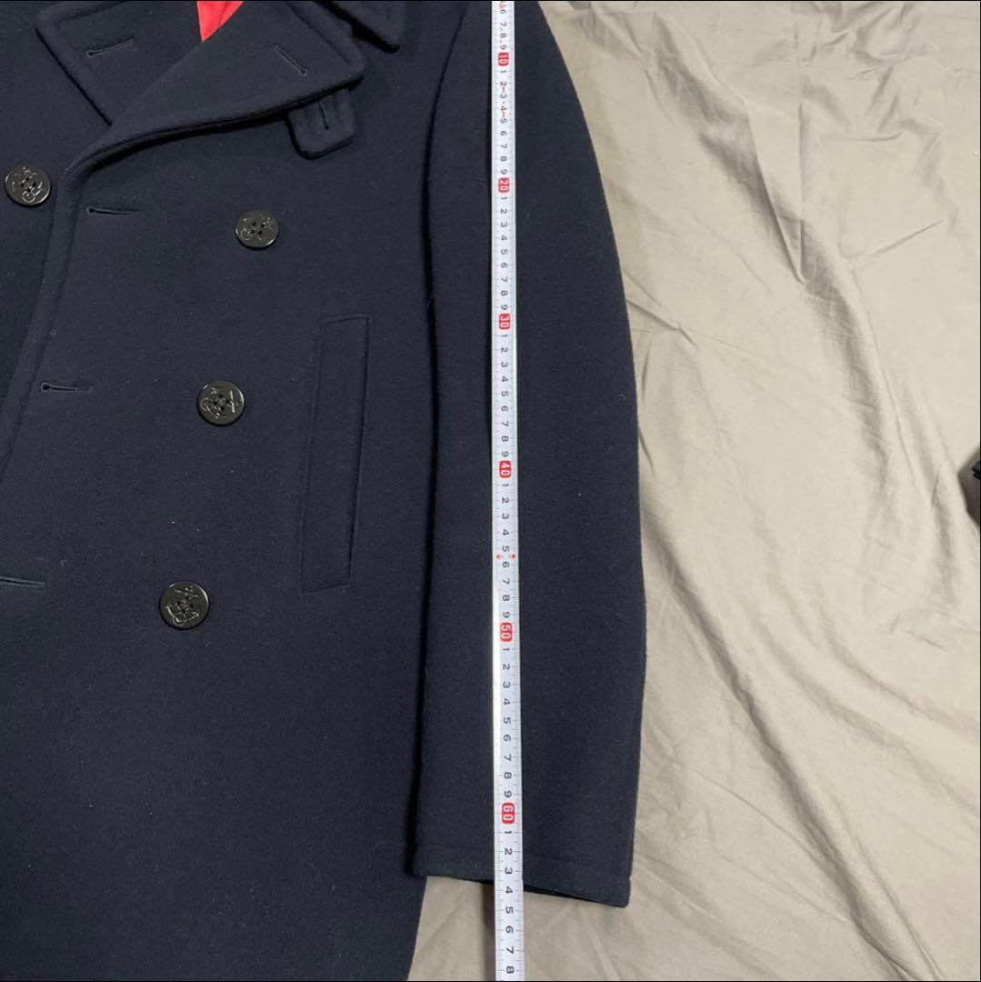 【極美品】J.PRESS Pコート ネイビー M ウールピーコート ジェイプレス