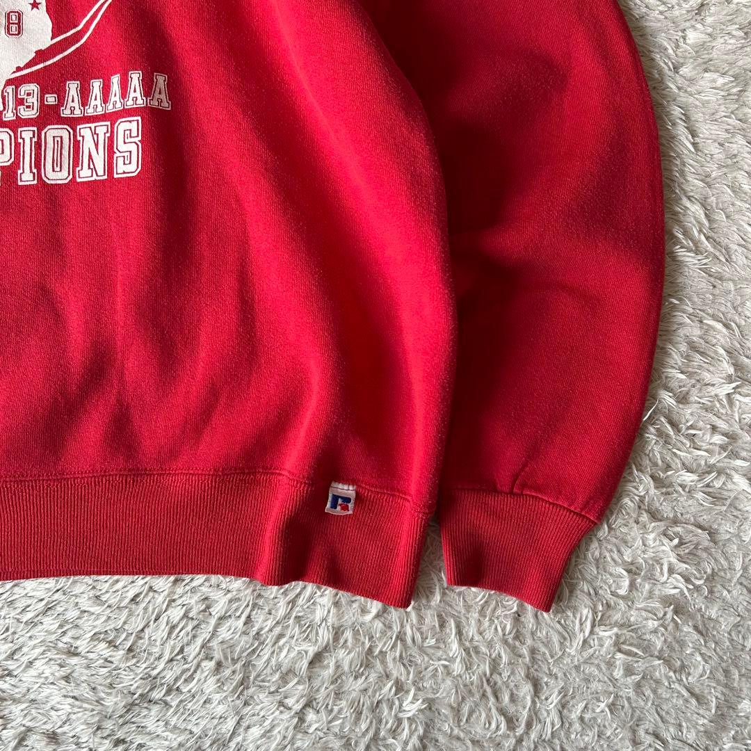 ラッセルアスレチック 90s sweatshirt L red USA製