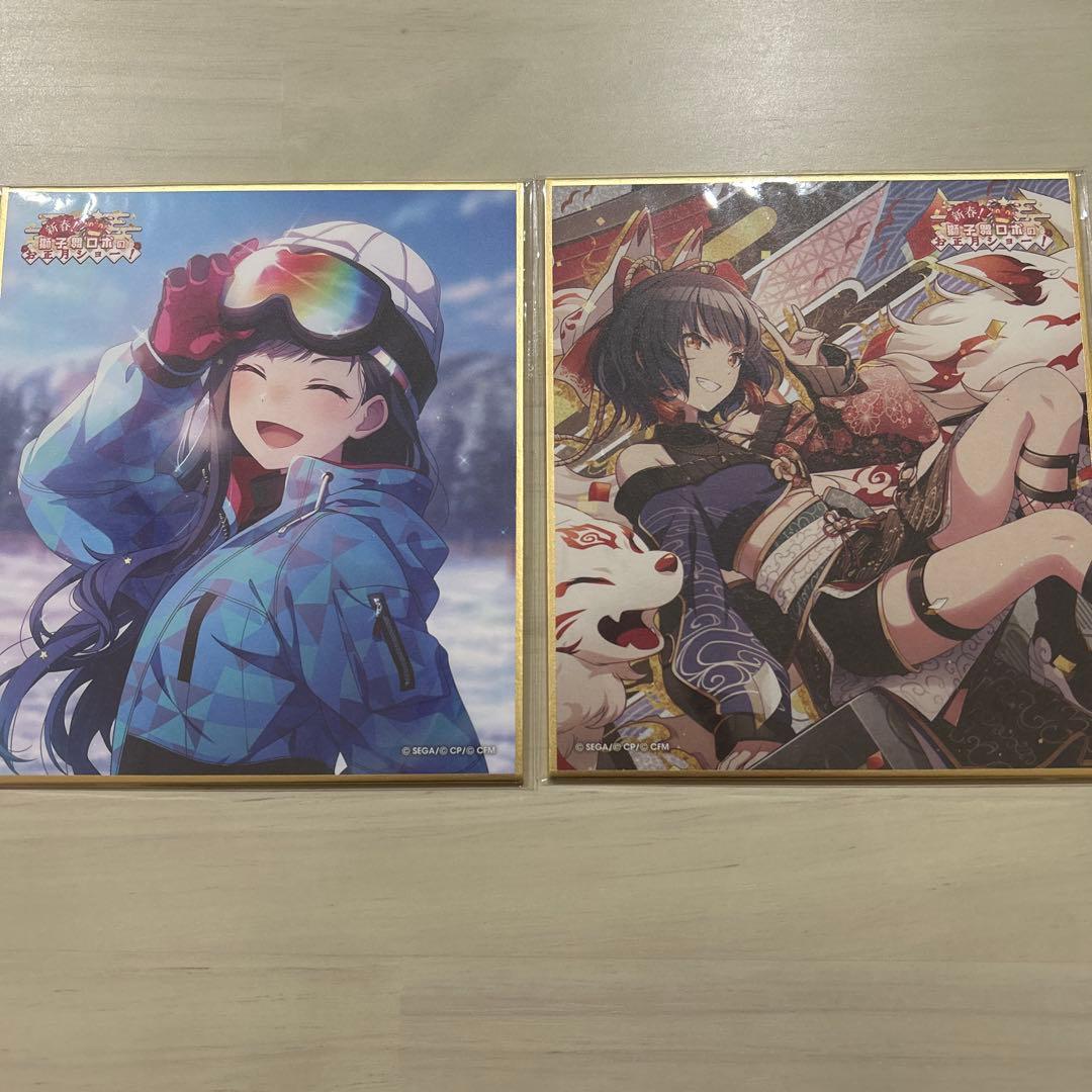 プロセカ 新春獅子舞ロボのお正月ショー！ 白石杏 色紙 グッズ-色紙