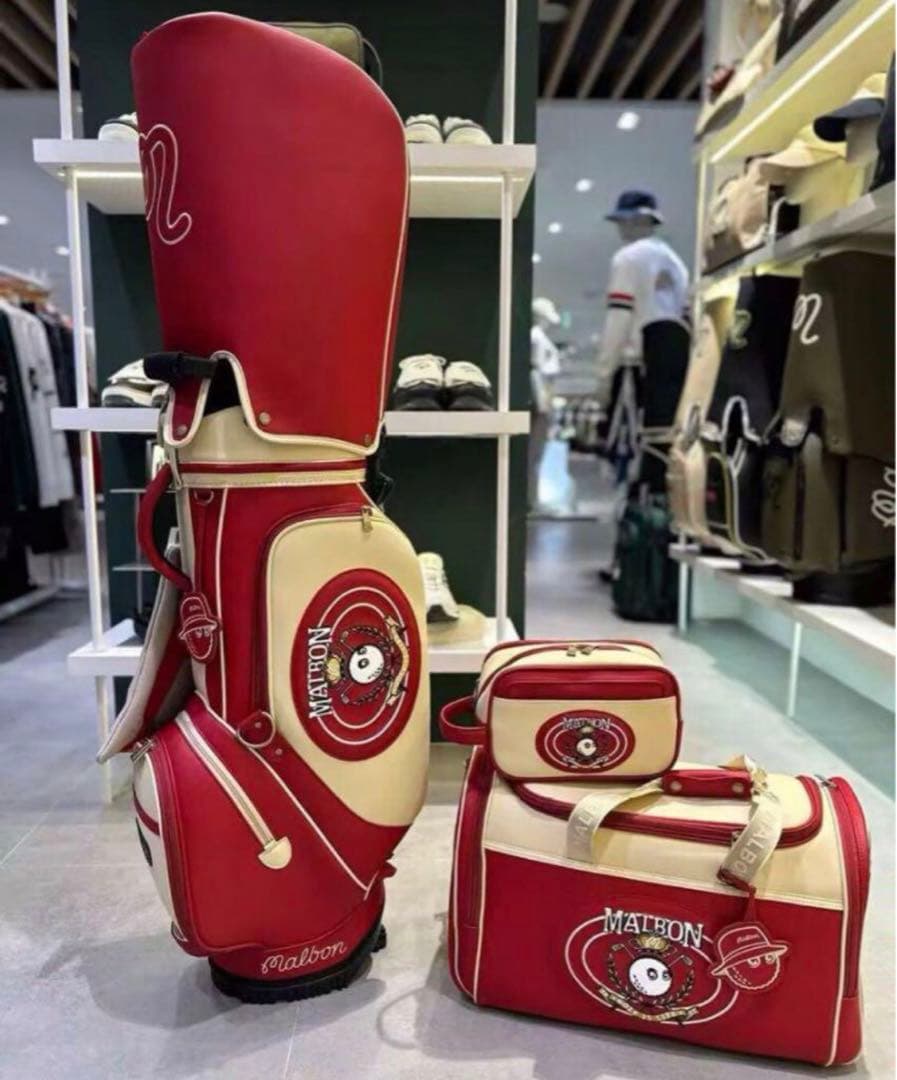 マルボンゴルフ キャディバッグ &ボストンバッグ&ラウンドポ