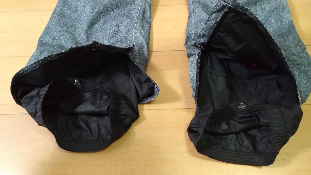 BURTON ダメージジーンズ調 スノボパンツ Lサイズ バートン