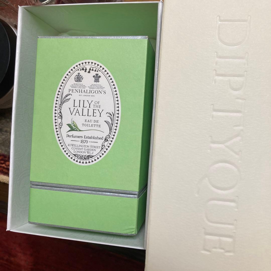 ペンハリガン鈴蘭香水、箱、ディプティック箱3点だけの販売です 100ml