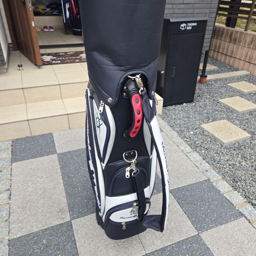 Munsingwear キャディバッグ EST 1983 ネイビー/ホワイト