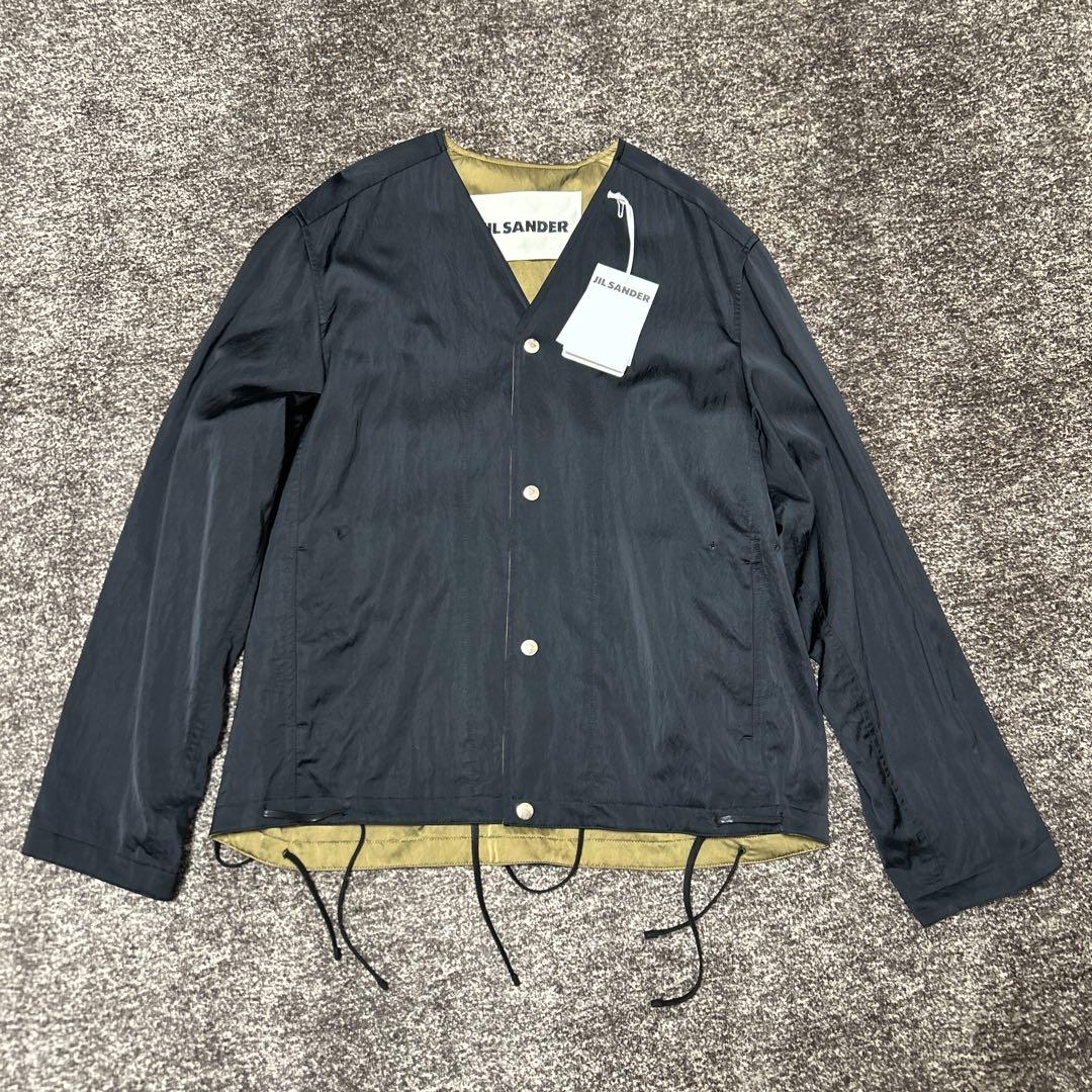 JILSANDER 2019年　名作　ノーカラーライナージャケット　美品