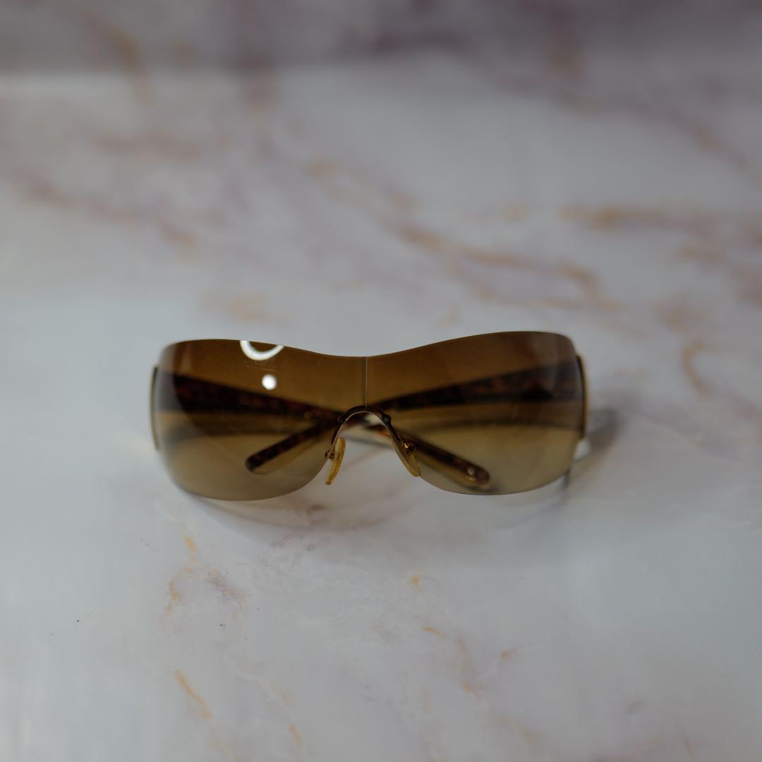 PRADA プラダ フルフレーム Y2K シールド モード サングラス レア