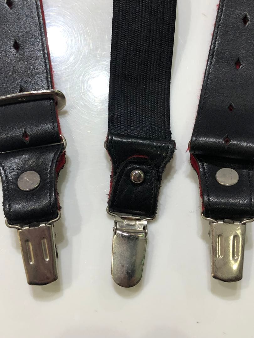 JeanPaulGaultier サスペンダー付きパンツ