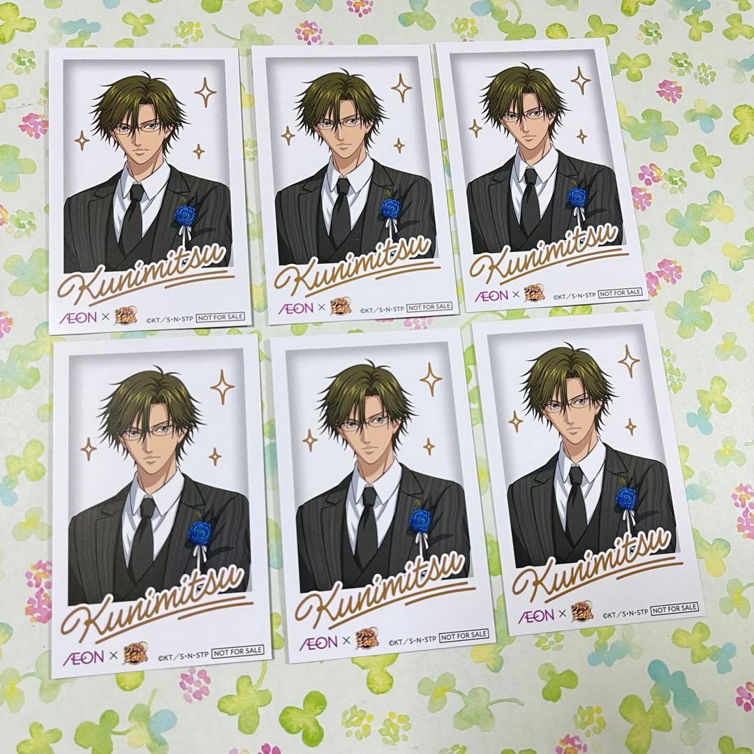 テニスの王子様 描きおろしイラストチェキ風カード 手塚国光 6枚