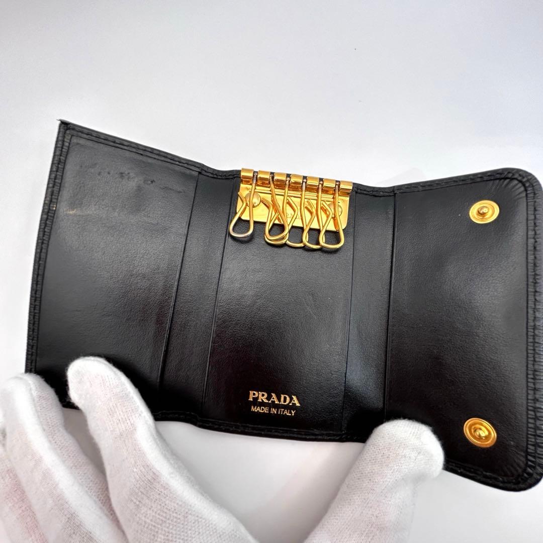 PRADA Key Case Black プラダ キーケース