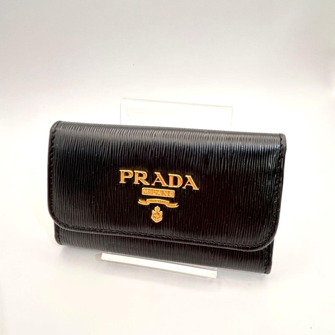 PRADA Key Case Black プラダ キーケース