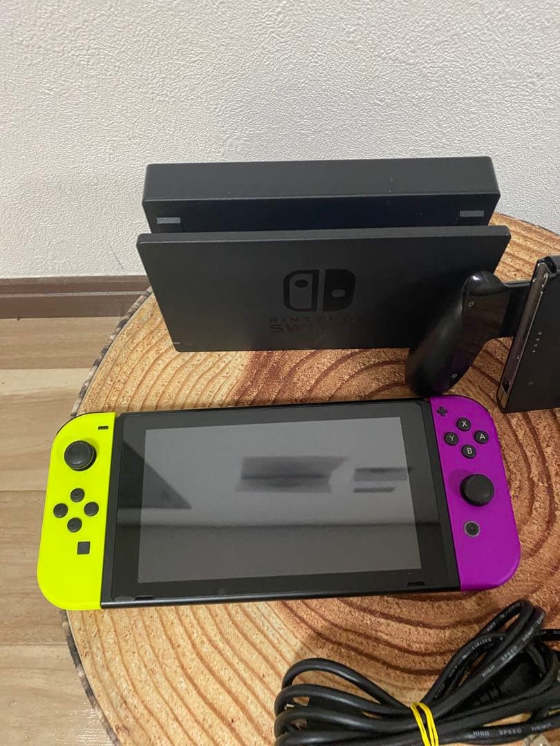 Nintendo Switch ニンテンドースイッチ本体　YEL/PPL 箱無し
