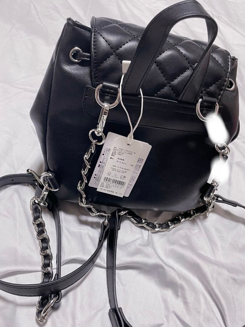 新品 GYDA バックパック4WAYポケットミニリュック ブラック 黒