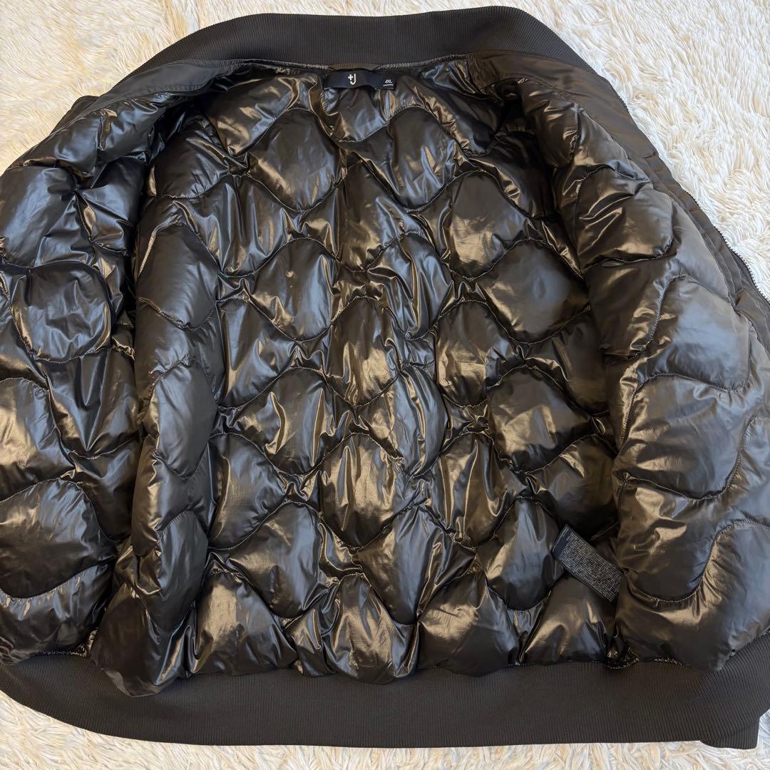 （美品） ユニクロ +J ハイブリッドダウンオーバーサイズ MA-1 ブルゾン