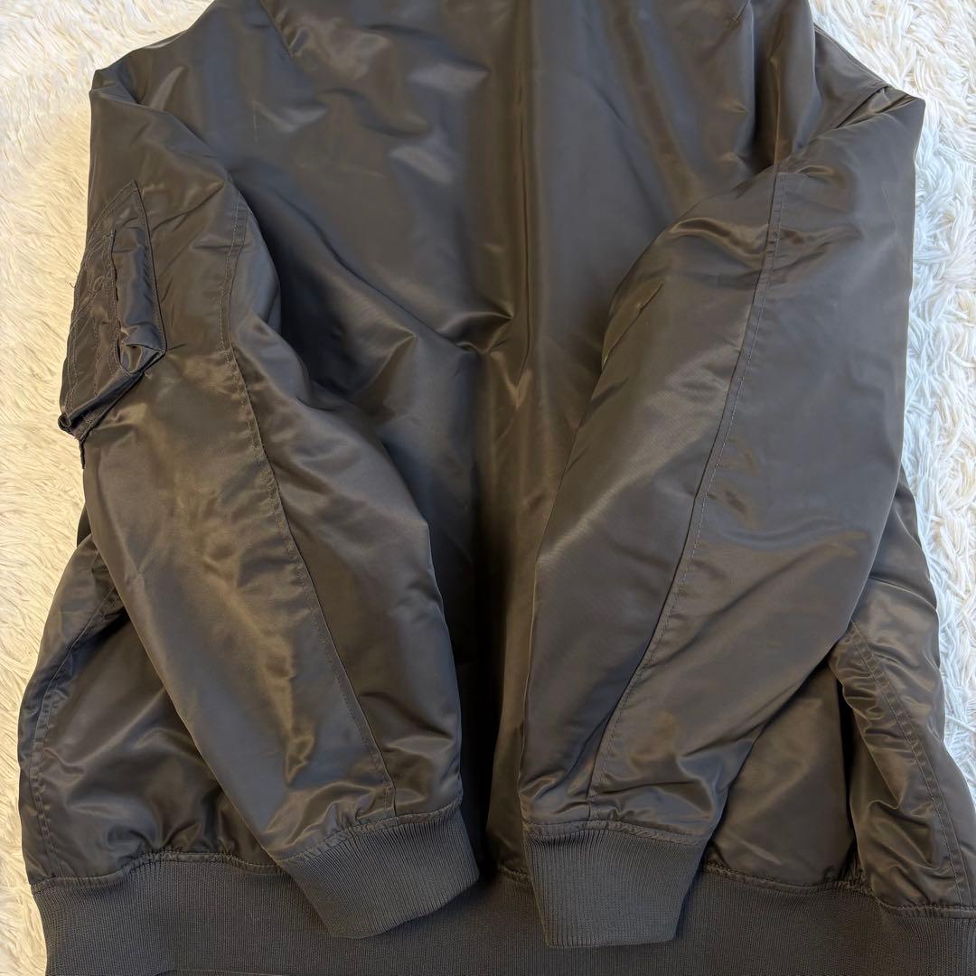（美品） ユニクロ +J ハイブリッドダウンオーバーサイズ MA-1 ブルゾン
