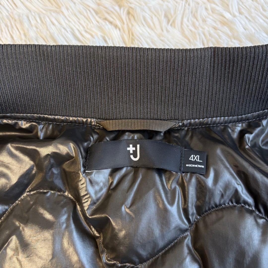 （美品） ユニクロ +J ハイブリッドダウンオーバーサイズ MA-1 ブルゾン