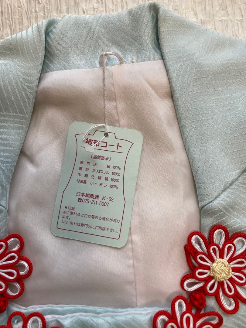 希少　七五三　アンティーク着物　被布セット正絹被布男女兼用　大正ロマン3歳男の子