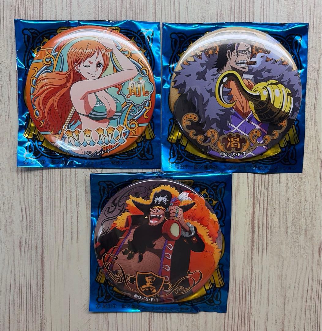 ワンピース 輩缶バッジ 新世界の海 ナミ クロコダイル 黒ひけ - メルカリ