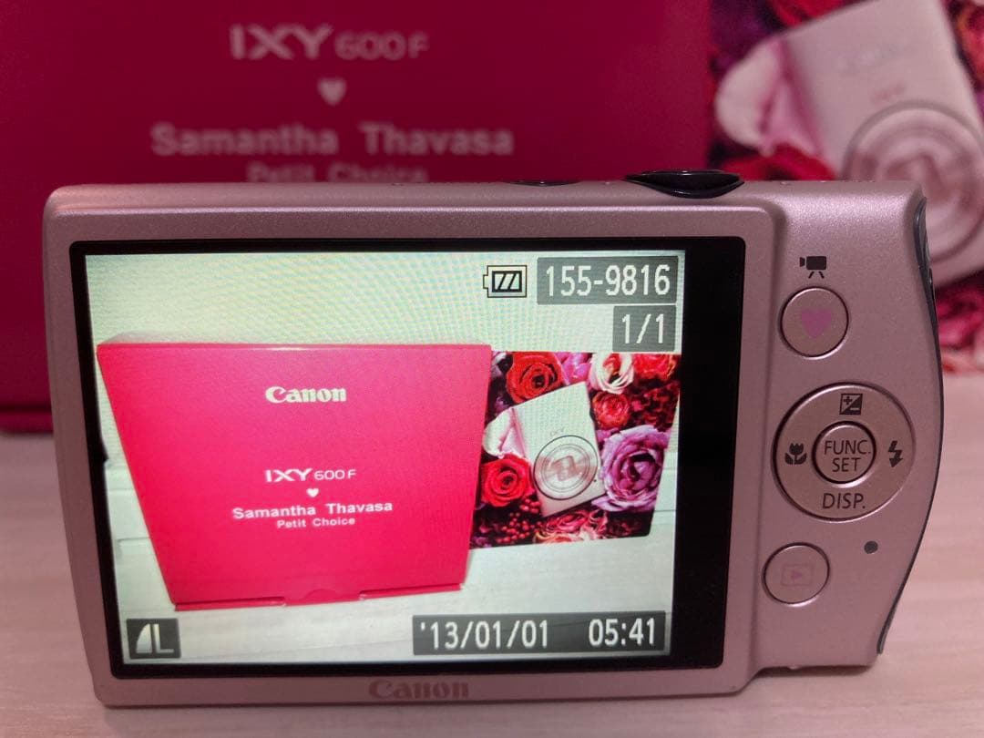 ◆美品◆希少◆4万台限定　サマンサタバサ デジカメ Canon IXY 600F