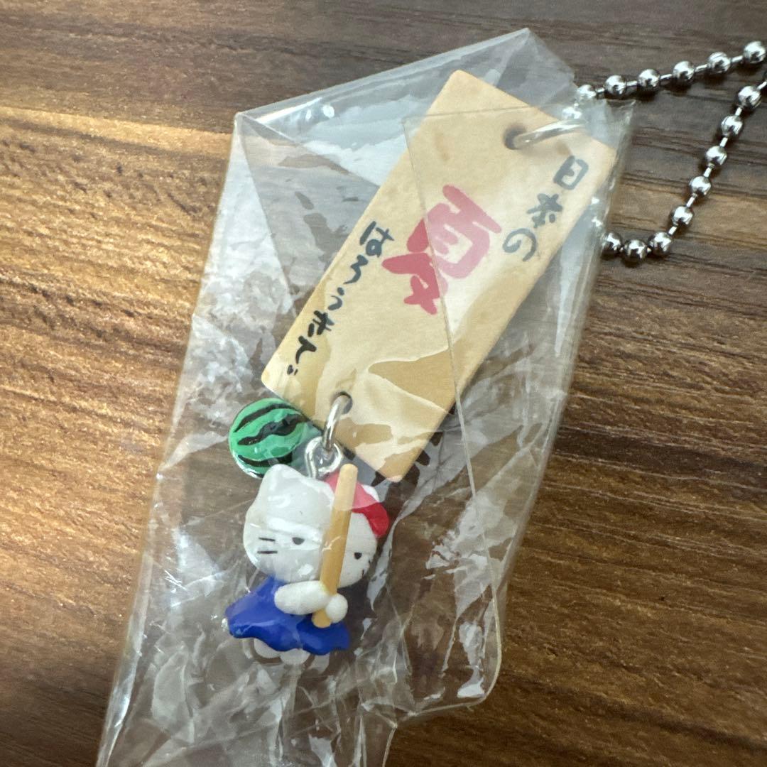 【未開封・送料無料】2003年 ひまわり せみの声 夕立 あぁ夏休み キーホルダ