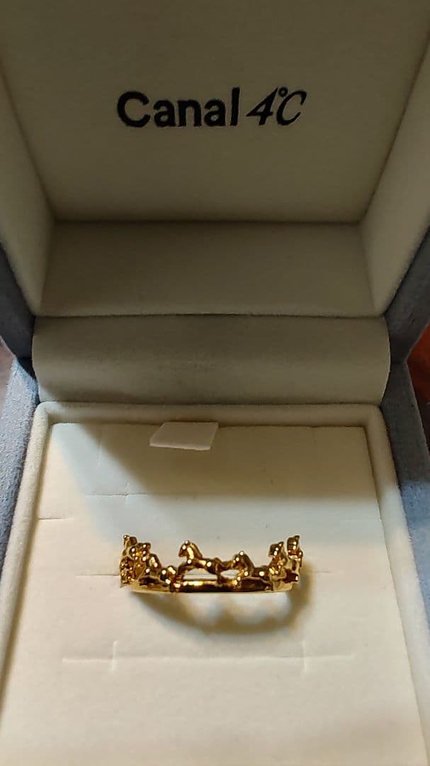 Canal 4℃ シルバーリング 馬 馬九 うまくいく - メルカリ