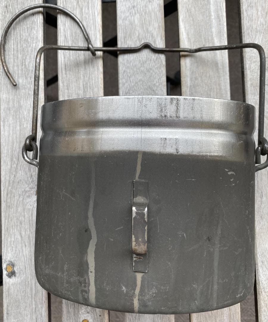 ステンレス製スウェーデン軍用飯盒フルセット