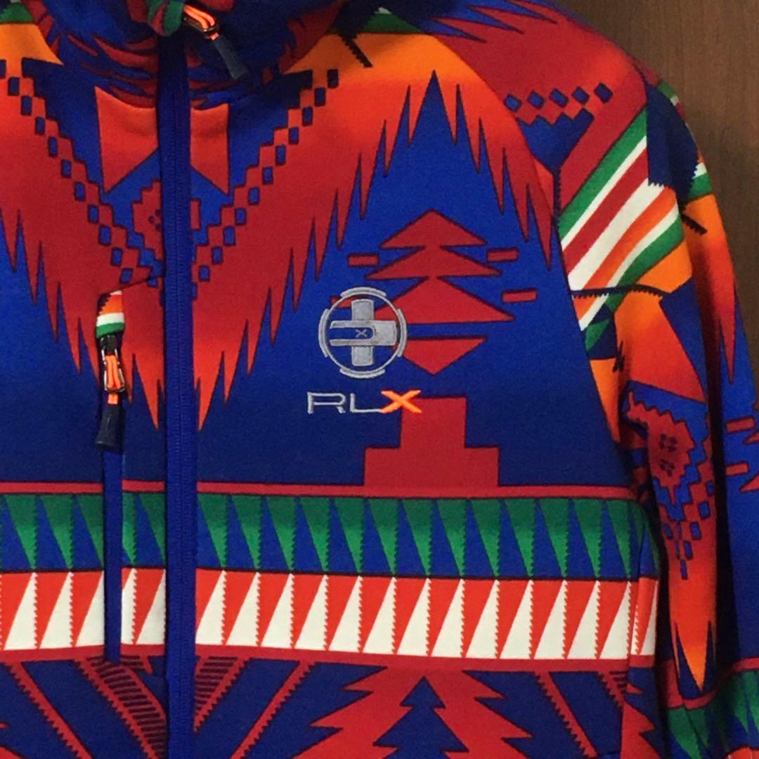 美品　RLX　ネイティブ　パーカー　XS　アールエルエックス　ラルフローレン