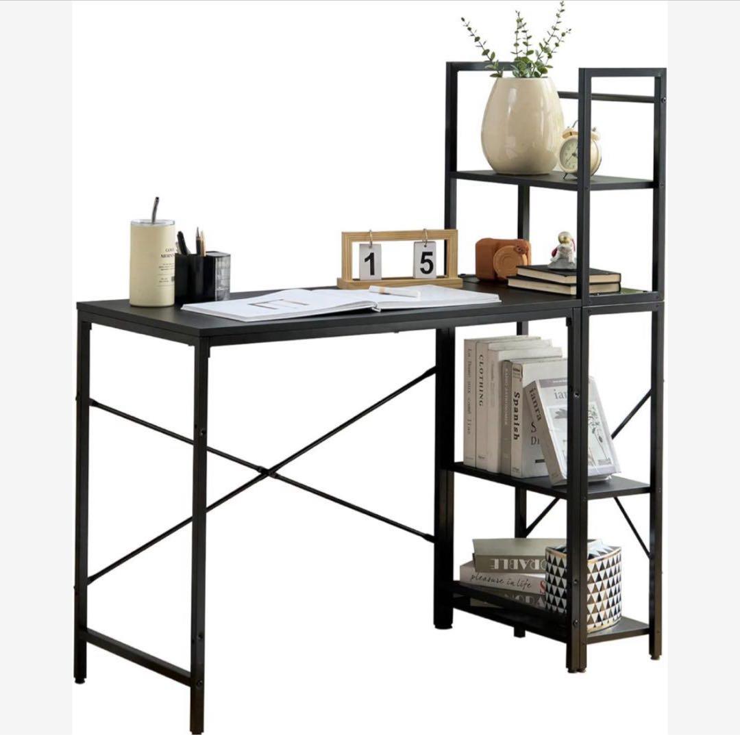 パソコンデスク⭐️棚付き 幅112×奥行き48×高さ76cm パソコンラック