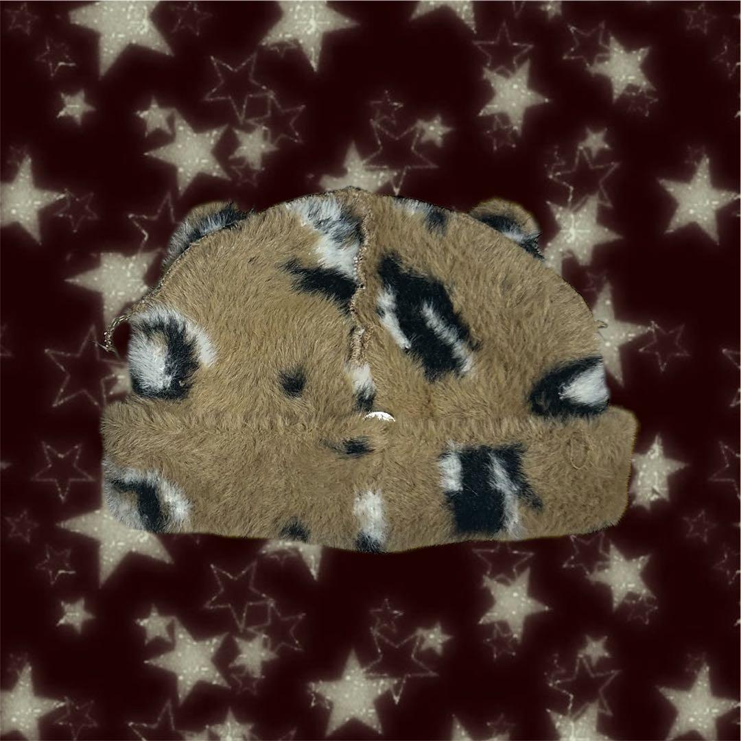 正規品 CHARLES JEFFREY LOVERBOY ヒョウ柄ニット帽