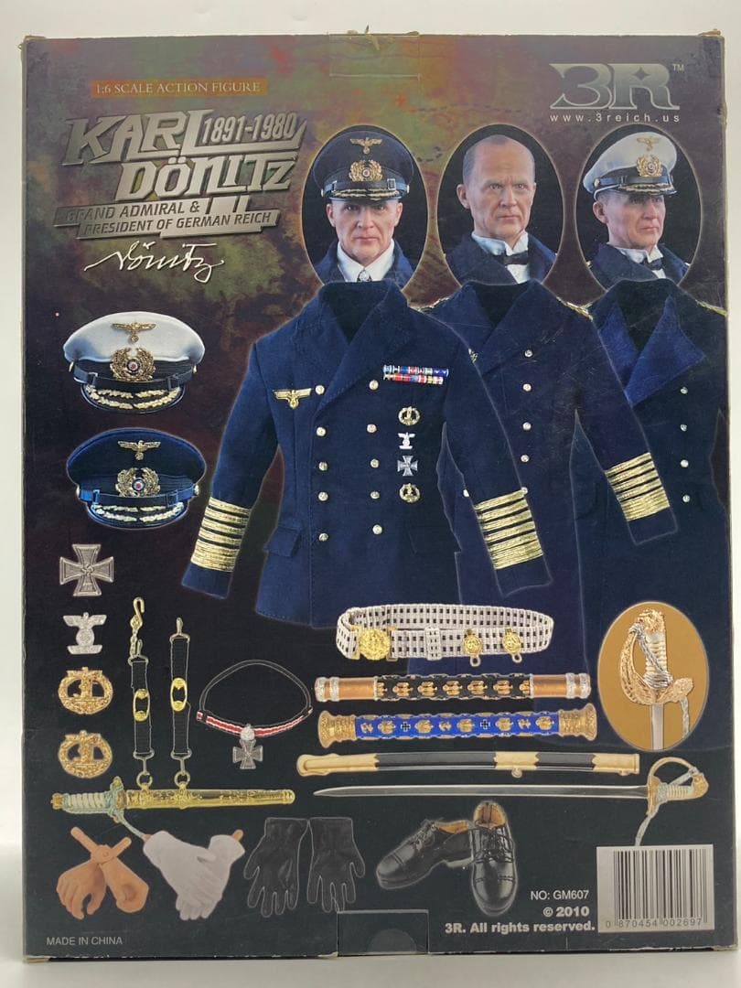 訳あり品】3R DID カール・デーニッツ ドイツ 海軍元帥 大提督 大統領