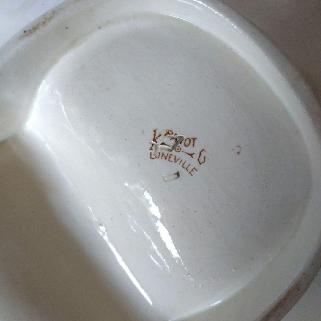 リュネビル Luneville フランスアンティーク プレート フランス