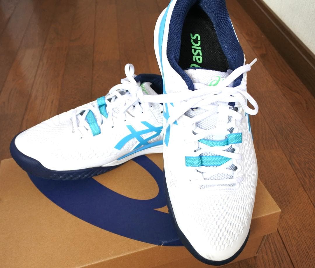 アシックス　GEL-RESOLUTION9　OC 27.5cm WIDE W/B