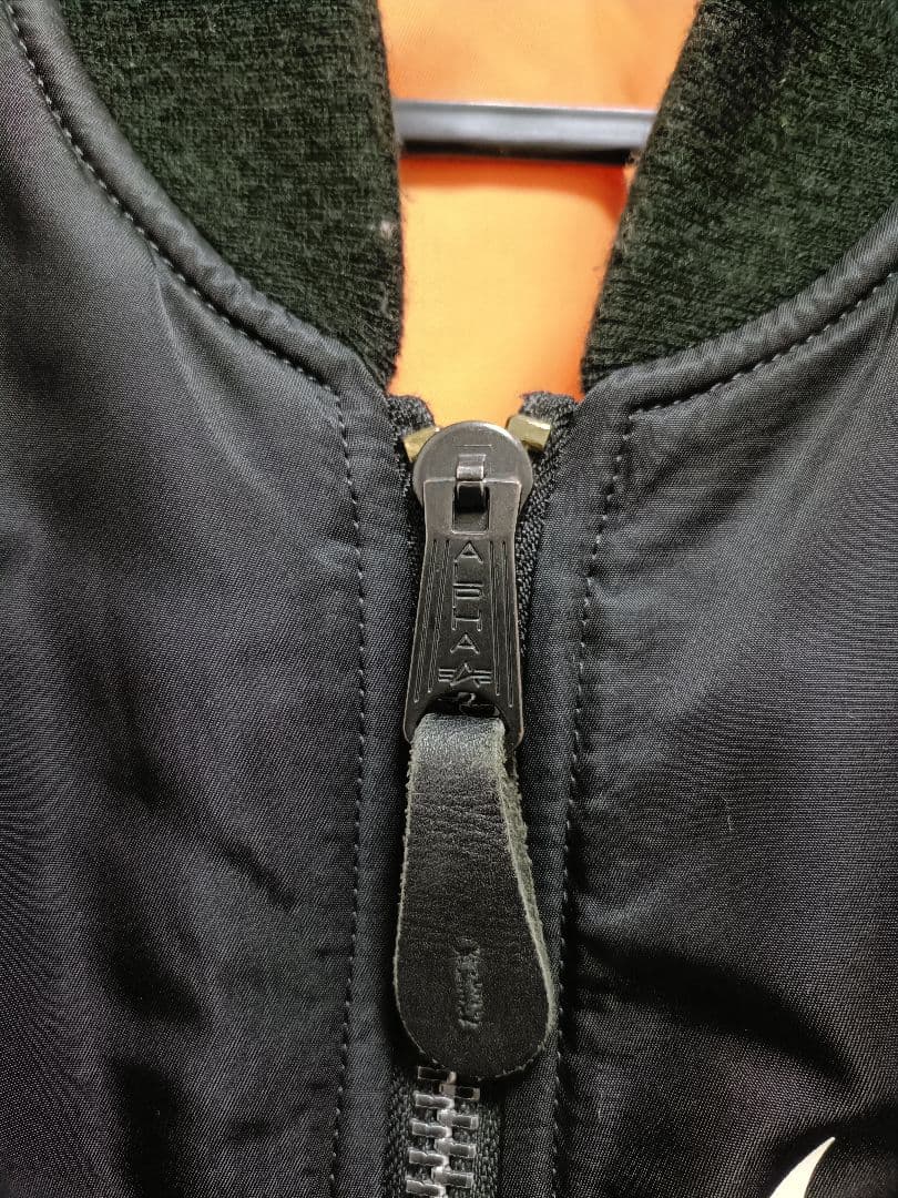 松*弘様 ALPHA INDUSTRIES MA-1ジャケット ナイキロゴ入り-大特価放出