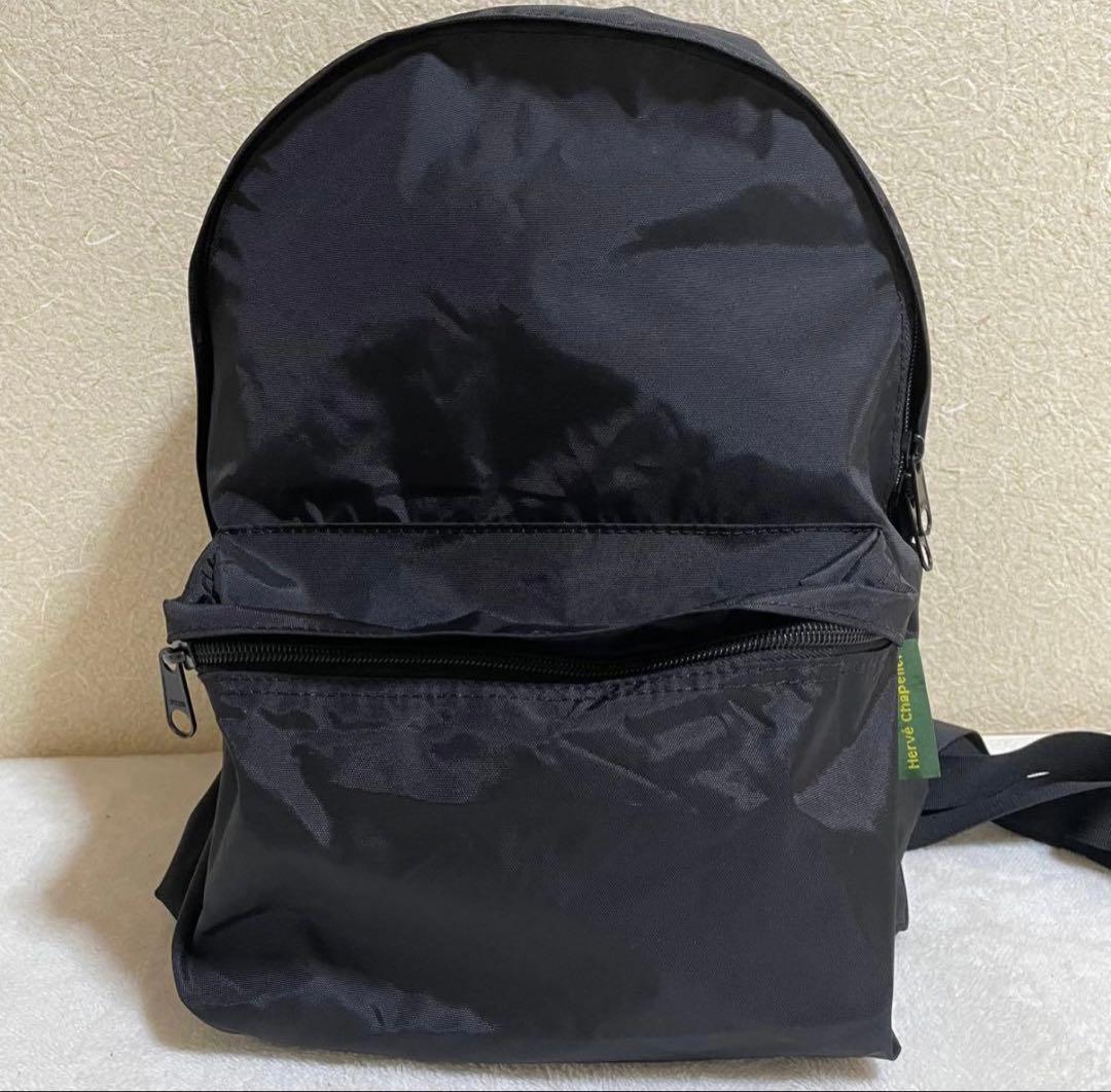 Herve Chapelierエルベシャプリエ / リュック ブラック　ナイロン