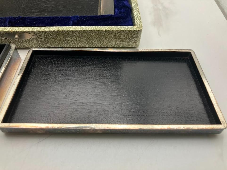 【希少品】純銀製　三越　シガレットボックス