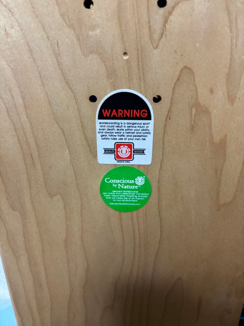 木製スケートボードデッキ GO WEST
