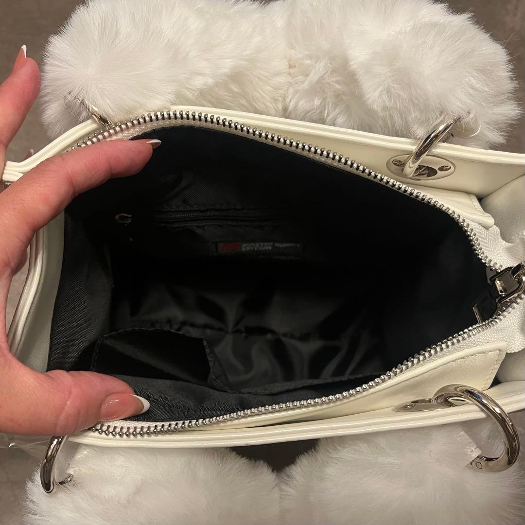 最終値下　パーリーゲイツ マスターバニー カートバッグ フェイクファーハンドル