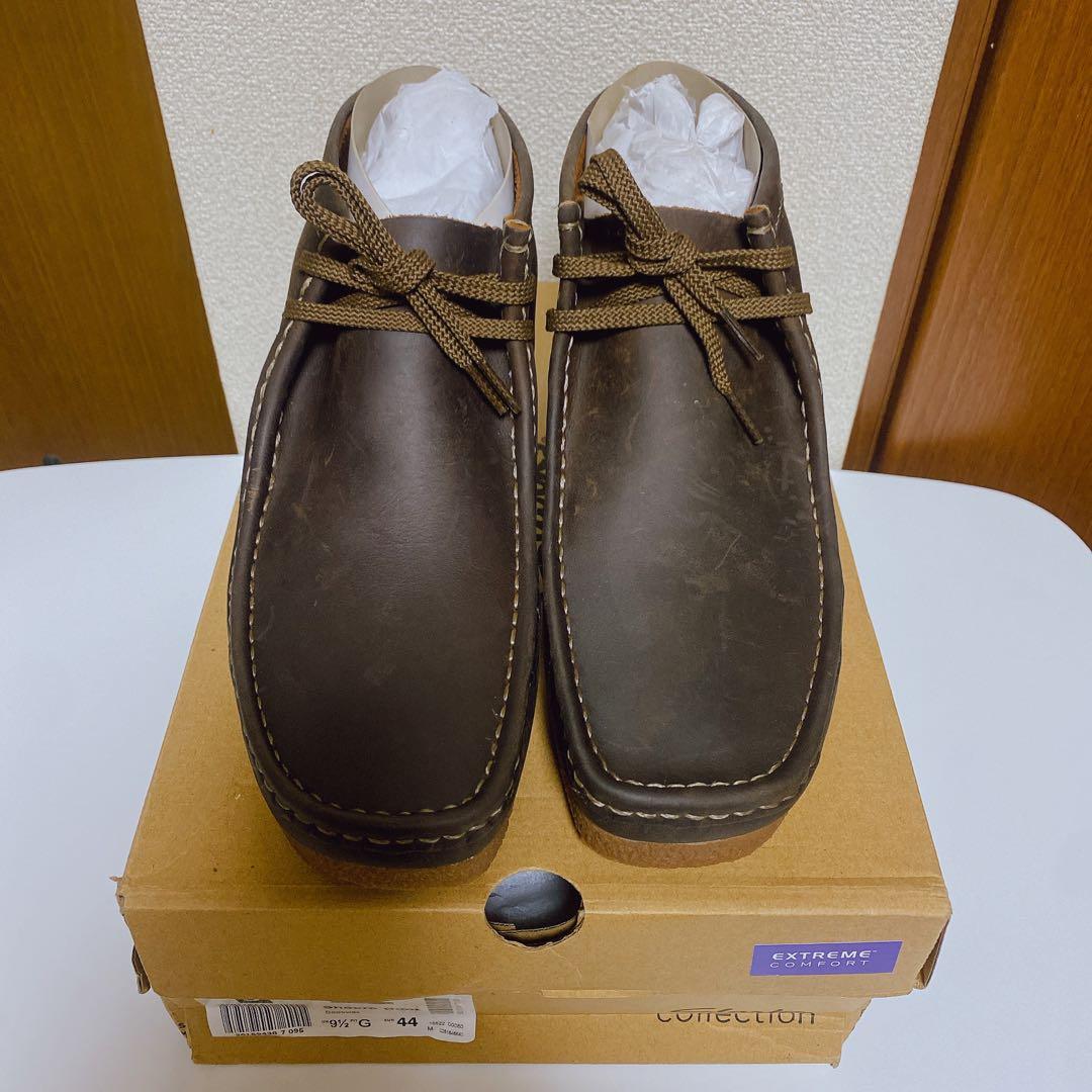 【クラークス】ワラビーブーツ モカシンブーツ 27.5cm