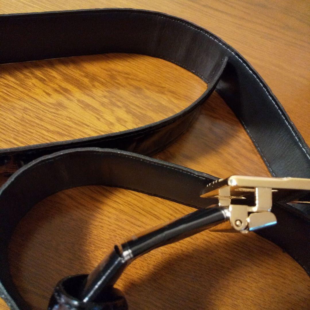 78様専用 ケネディ・ゴールド・コイン・バックル紳士ベルト 牛革 L