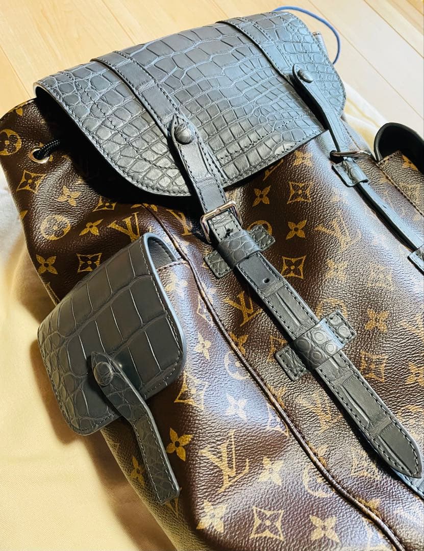美品 レア Louis Vuitton クロコ クリストファーMM