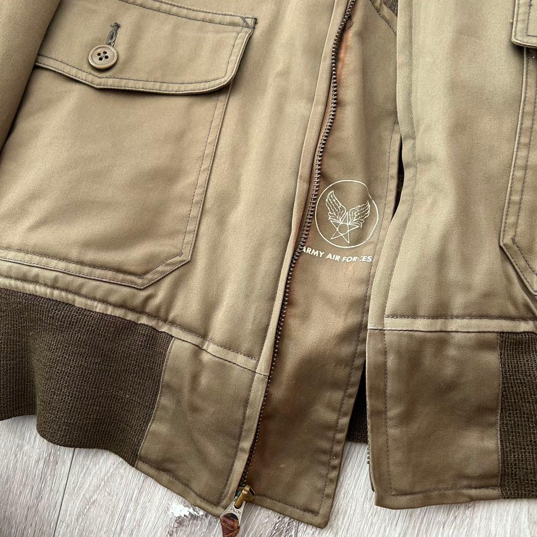 BUZZ RICKSON B-10 B10 フライトジャケット カーキ ボア38
