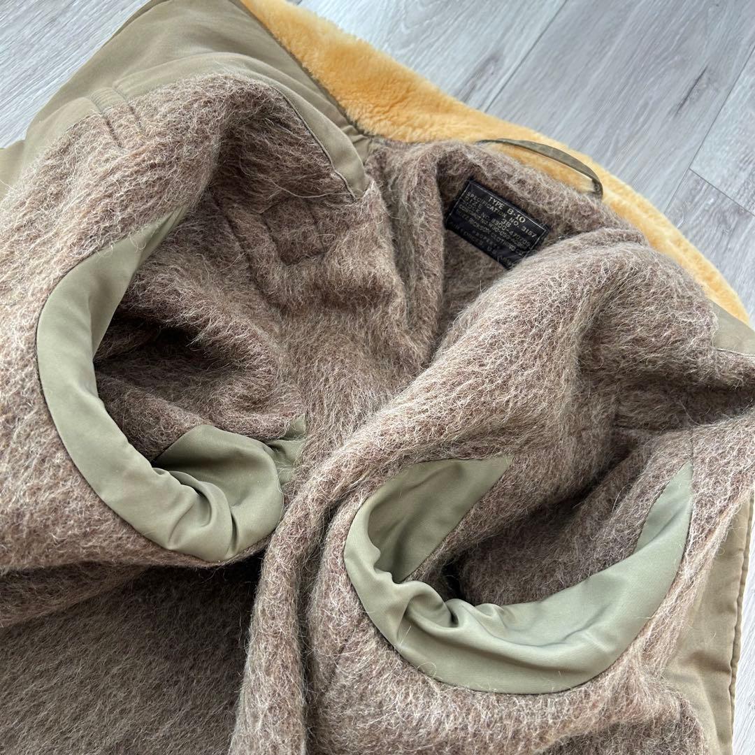 BUZZ RICKSON B-10 B10 フライトジャケット カーキ ボア38