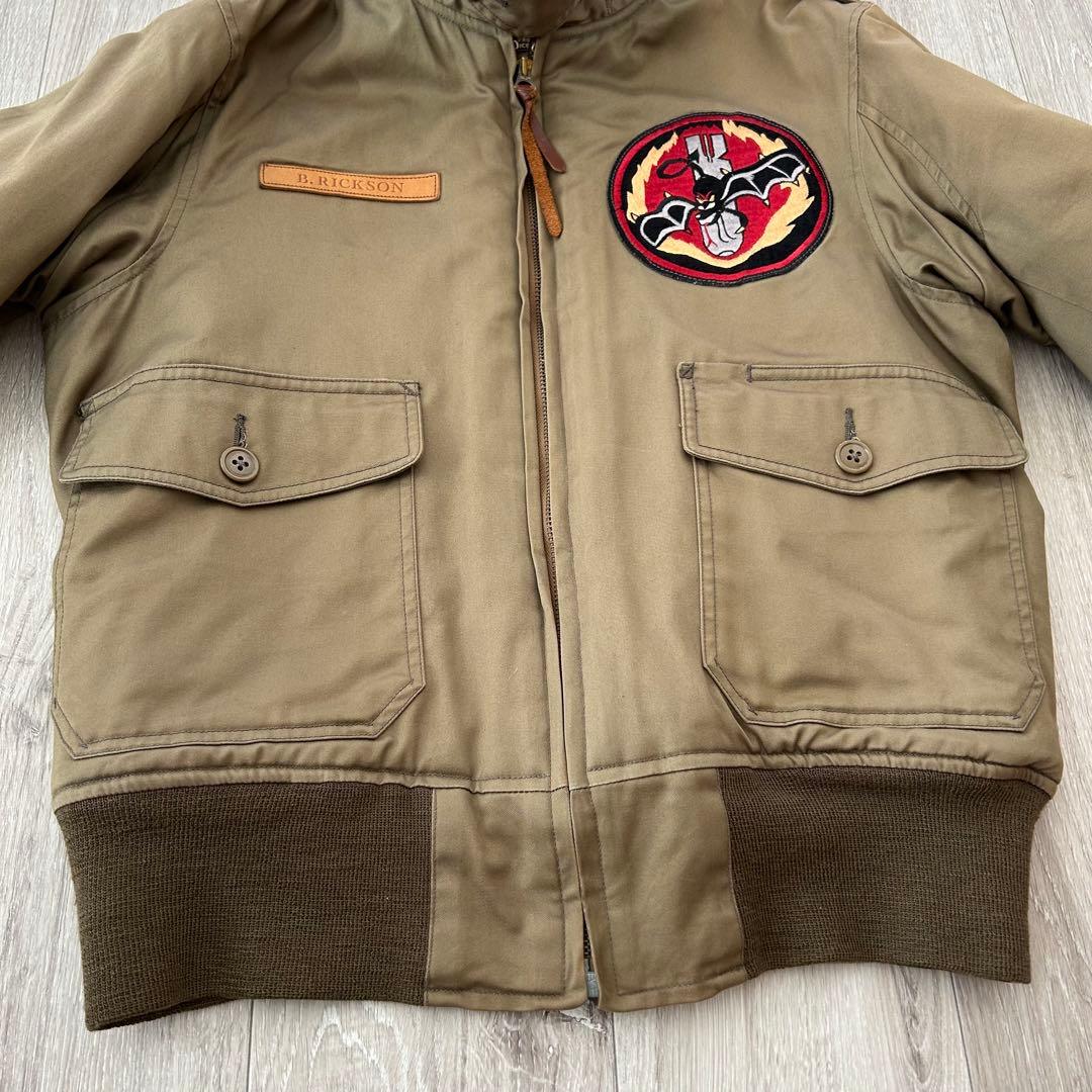 BUZZ RICKSON B-10 B10 フライトジャケット カーキ ボア38