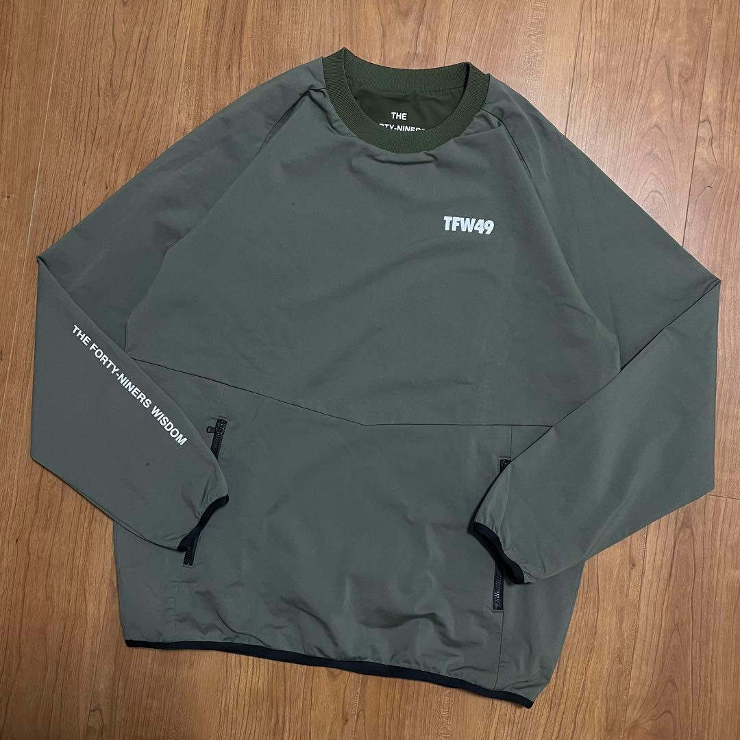 TFW49 リバーシブル プルオーバー スニード L ゴルフ カーキ