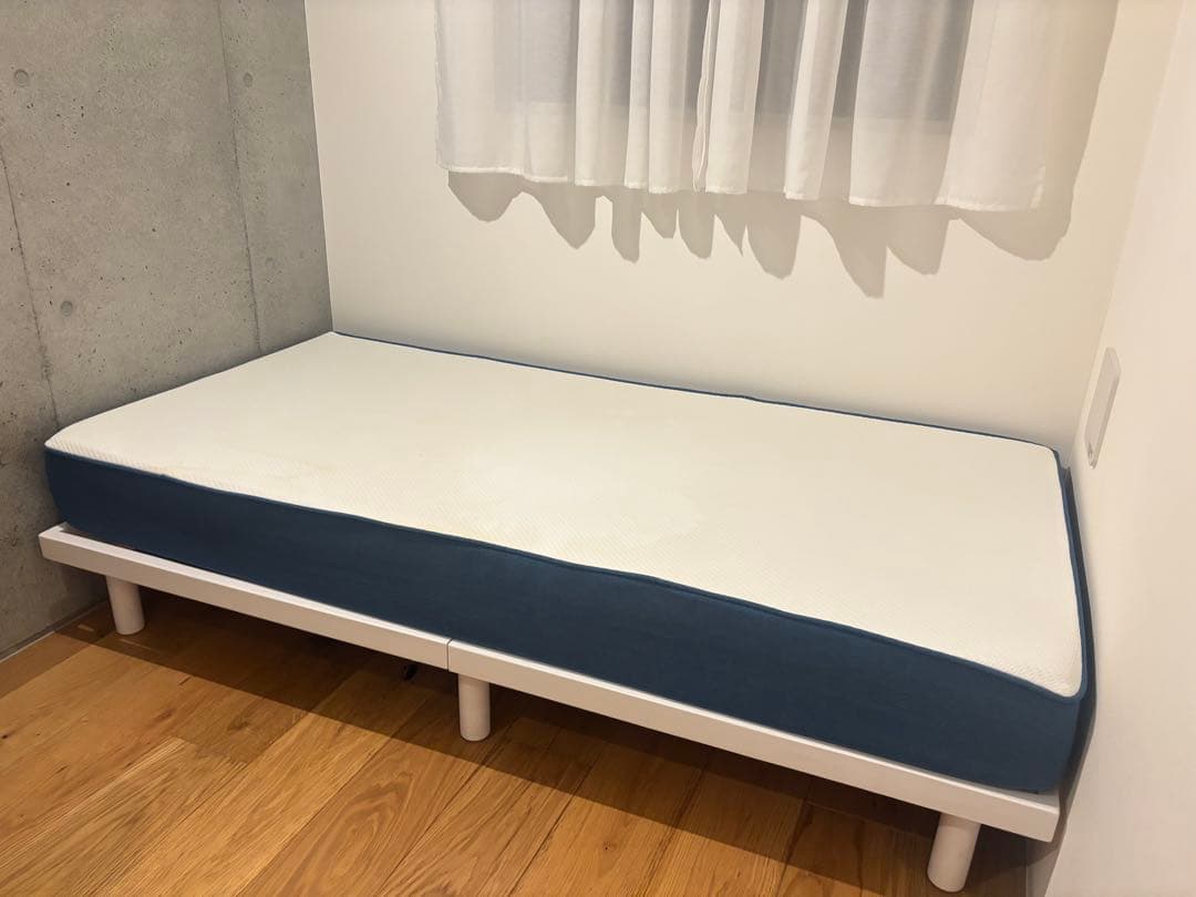 5月中旬　BANON ホワイト 白　すのこベッド 耐荷重700kg シングル