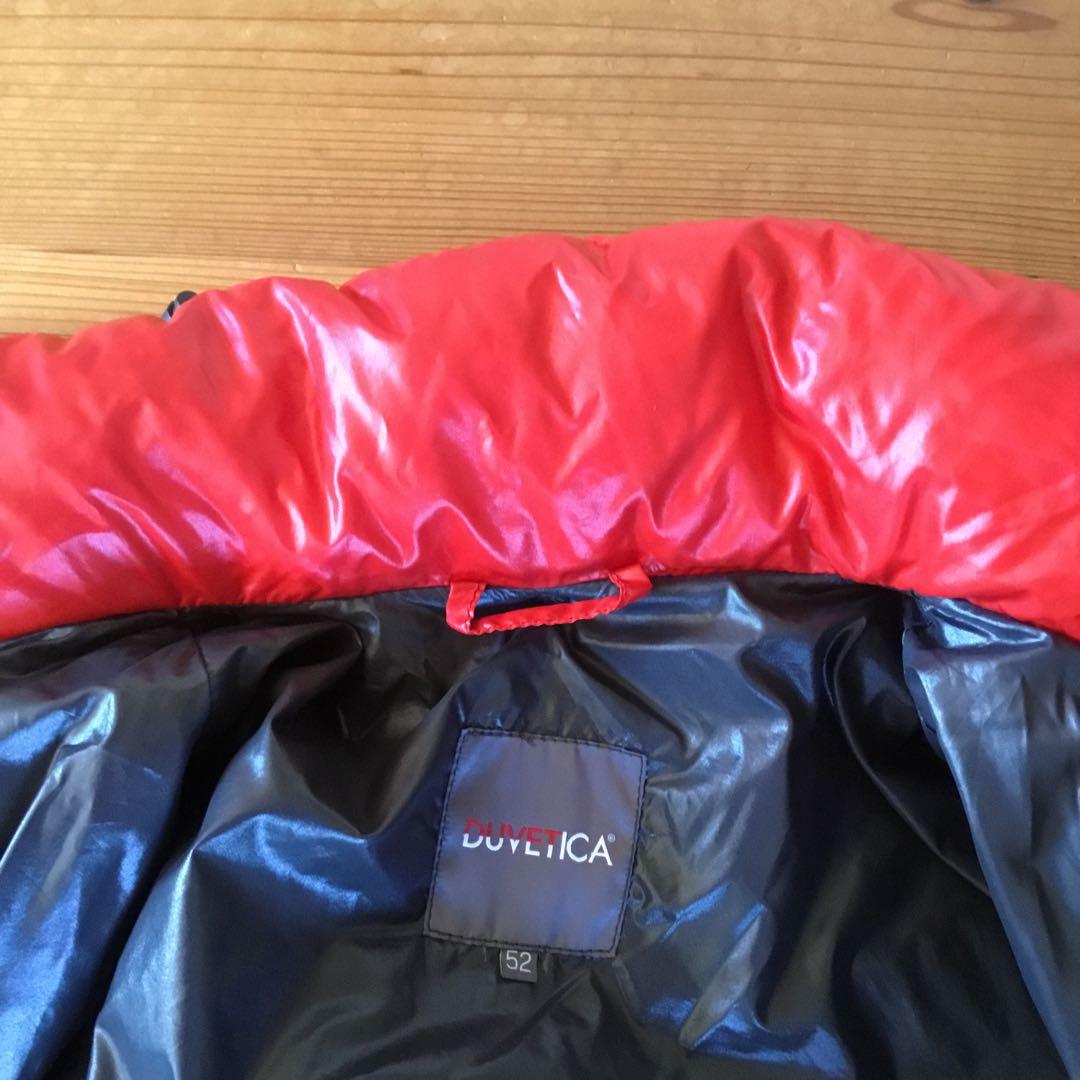 川*清様 DUVETICA/デイヴェチカ　ダウンジャケット赤色52サイズフード取