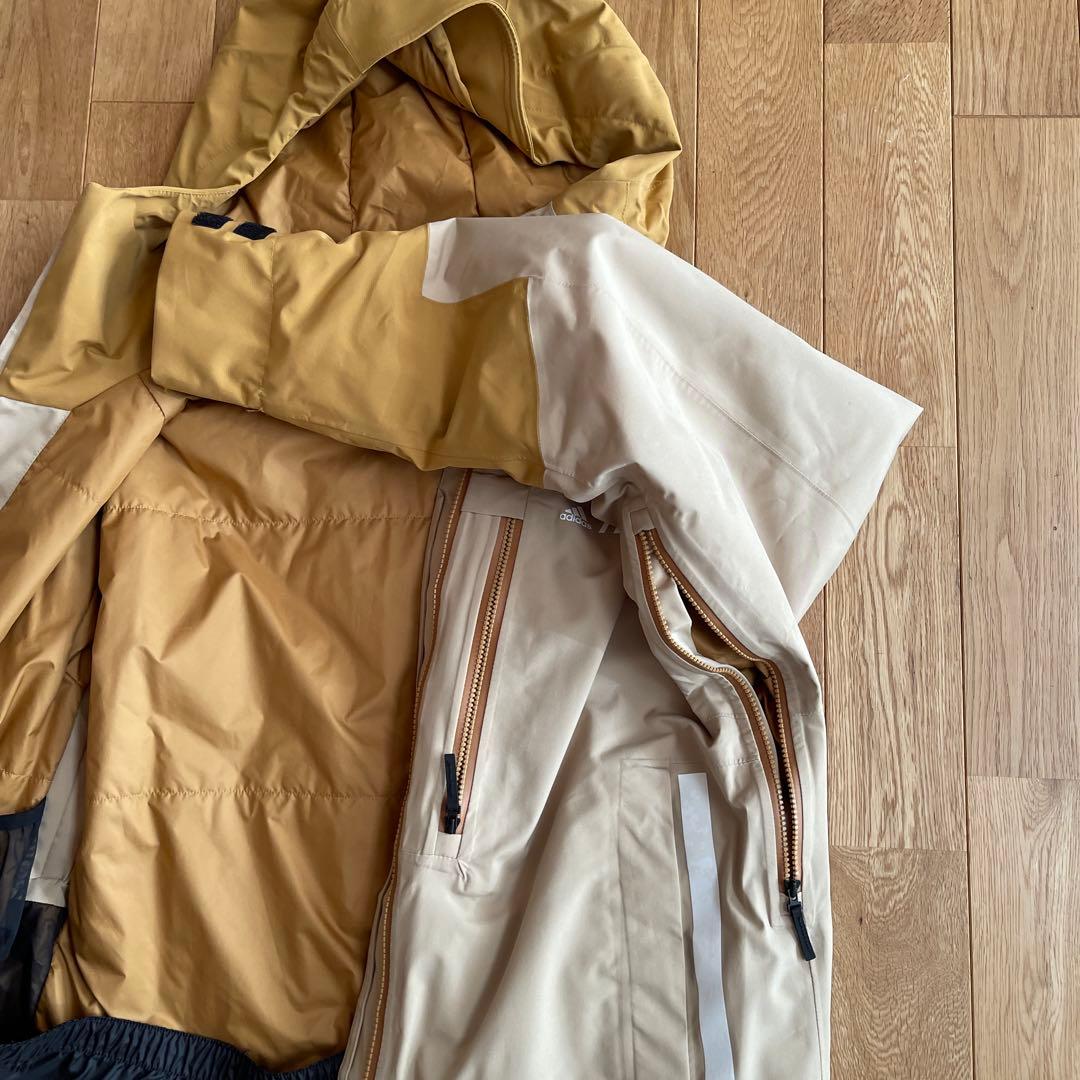 adidas TERREX スキージャケット ベージュ/ブラウン