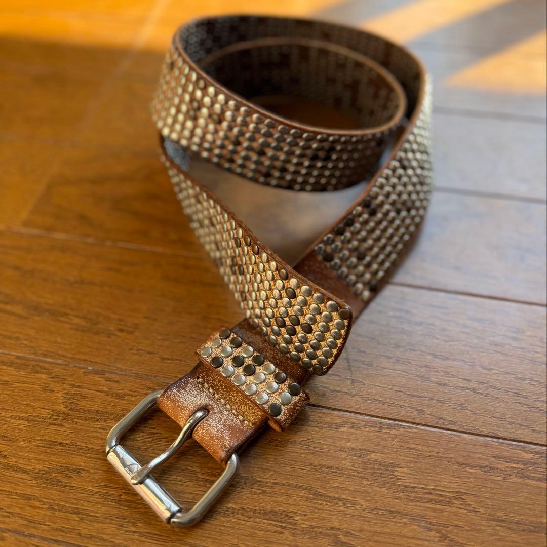 HTC スタッズベルト 7連 85/34 全長110 W82-92 - メルカリ