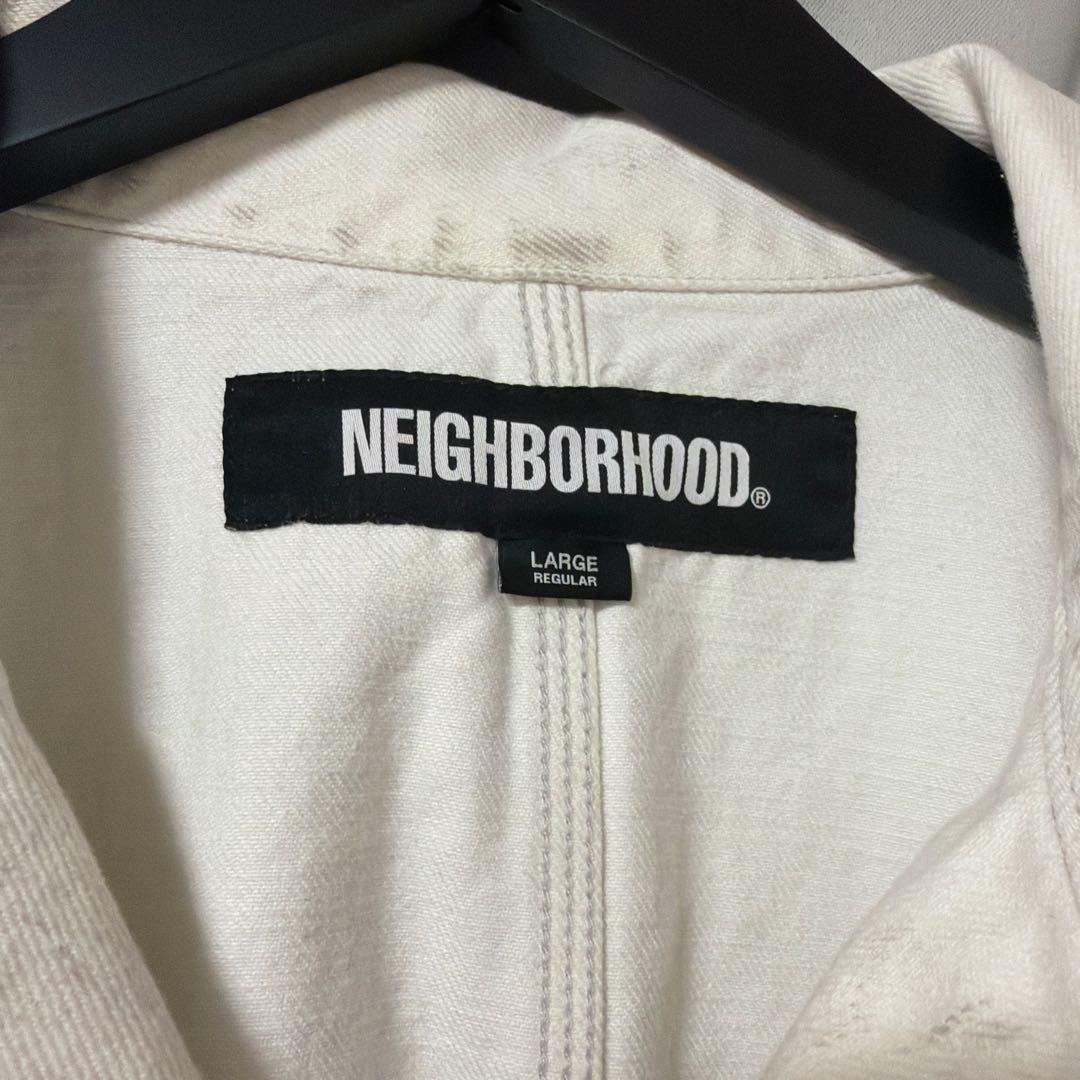 NEIGHBORHOOD カバーオール ワークジャケット ホワイト L新品タグ付